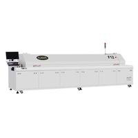 Hot air Lead free 12 heating zones Reflow oven for SMT assembly line F12-Flason SMT